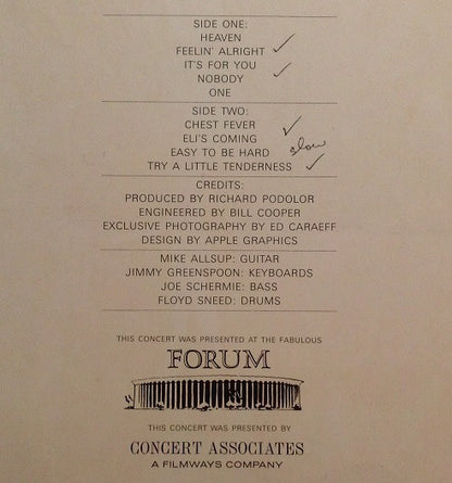 Three Dog Night : Captured Live At The Forum (LP, Album, Pit)