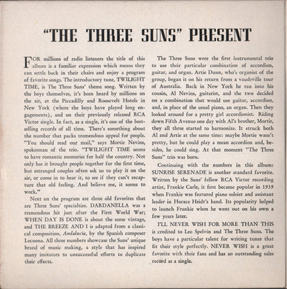 The Three Suns : The Three Suns Present (2x7", Album, EP, Gat)