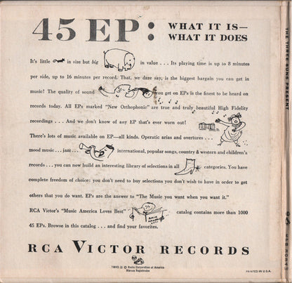 The Three Suns : The Three Suns Present (2x7", Album, EP, Gat)