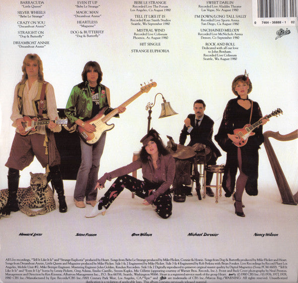 Heart : Greatest Hits / Live (2xLP, Comp, RE, Car)