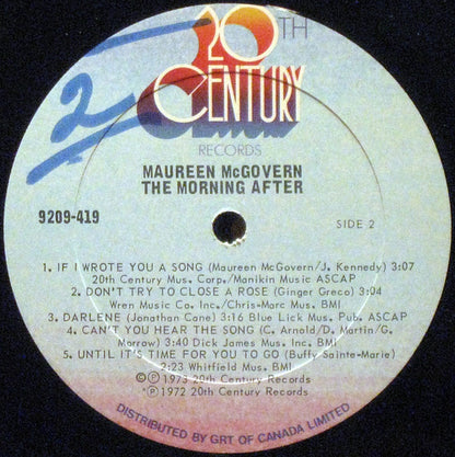 Maureen McGovern : The Morning After (LP, Album)