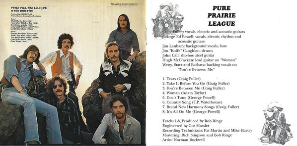 Pure Prairie League : Pure Prairie League / If The Shoe Fits (CD, Album, Comp)