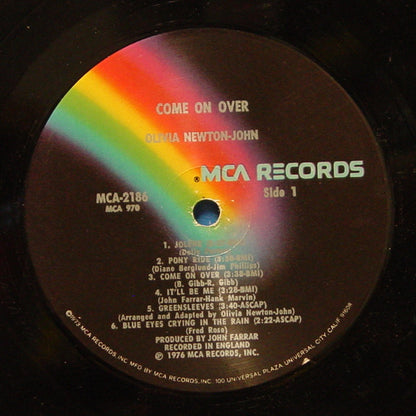 Olivia Newton-John : Come On Over (LP, Album, Glo)