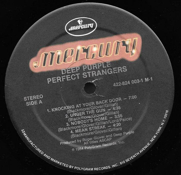 Deep Purple : Perfect Strangers (LP, Album, 53 )
