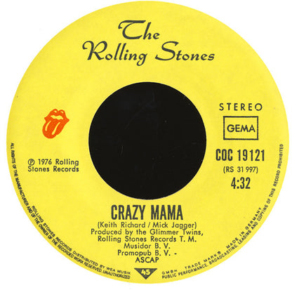The Rolling Stones : Fool To Cry (7", Single)