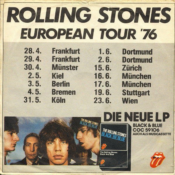 The Rolling Stones : Fool To Cry (7", Single)