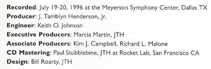 Dallas Wind Symphony, Jerry Junkin : Holidays & Epiphanies (The Music Of Ron Nelson) (HDCD)