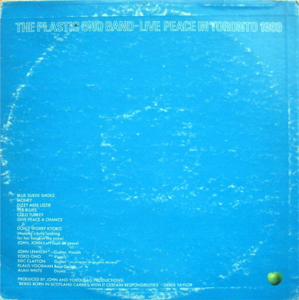 Buy The Plastic Ono Band : Live Peace In Toronto 1969 (LP, Album