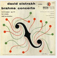 Johannes Brahms / David Oistrach, Staatskapelle Dresden, Franz Konwitschny : Concerto For Violin And Orchestra In D Major Op 77 (LP, Mono)