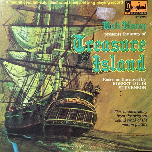 Various : Walt Disney Presents The Story Of Treasure Island (LP, Album, Gat)