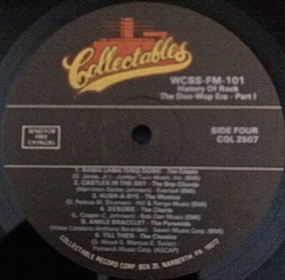 Various : WCBS FM101 History Of Rock, The Doo-Wop Era Part 1 (2xLP, Comp, COL)