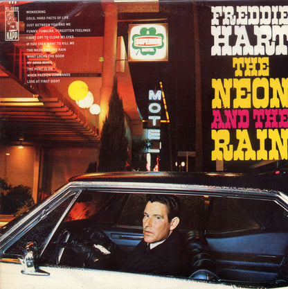 Freddie Hart : The Neon And The Rain (LP, Album, Mono)