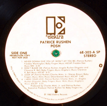 Patrice Rushen : Posh (LP, Album, Promo, Spe)