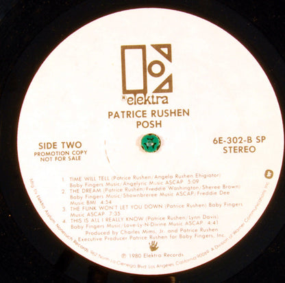 Patrice Rushen : Posh (LP, Album, Promo, Spe)