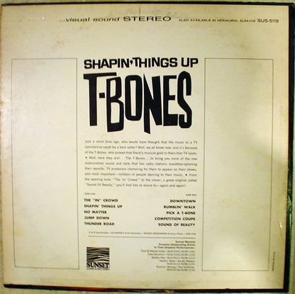 The T-Bones : Shapin' Things Up (LP, Album)