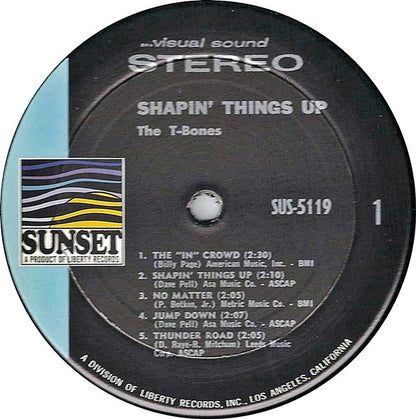 The T-Bones : Shapin' Things Up (LP, Album)