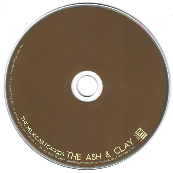 The Milk Carton Kids : The Ash & Clay (CD, Album)