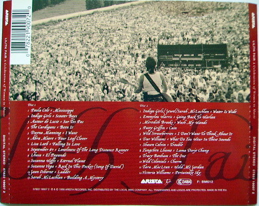 Various : Lilith Fair (A Celebration Of Women In Music) (2xCD, Album)