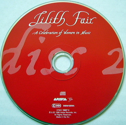 Various : Lilith Fair (A Celebration Of Women In Music) (2xCD, Album)