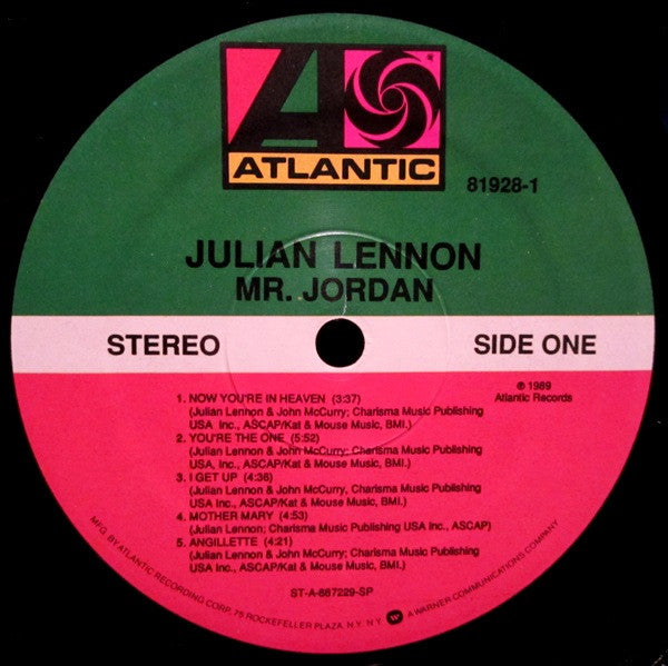 Julian Lennon : Mr. Jordan (LP, Album)