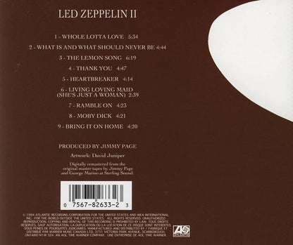 Led Zeppelin : Led Zeppelin II (CD, Album, RE, RM, RP)