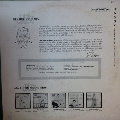 Frank Rosolino : Frank Rosolino (10", Album)