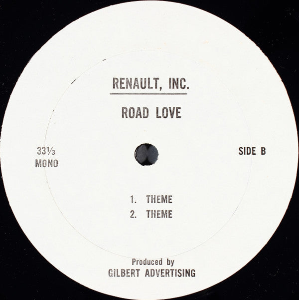 No Artist : Renault - Road Love (LP, Mono)