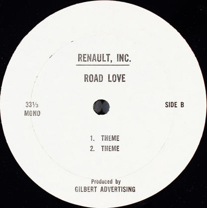 No Artist : Renault - Road Love (LP, Mono)