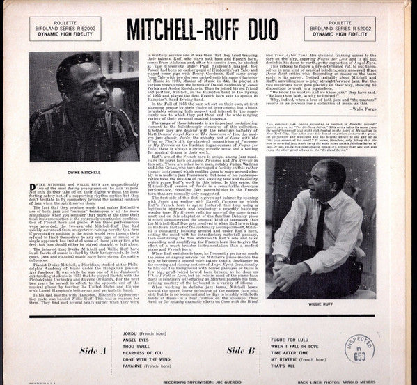 Comics Mitchell Ruff Buy The Mitchell-Ruff Duo : Appearing Nightly (LP) Online for a great ...