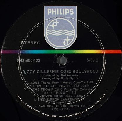 Dizzy Gillespie : Dizzy Goes Hollywood (LP, Album)