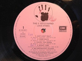The J. Geils Band : Love Stinks (LP, Album)