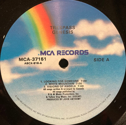 Genesis : Trespass (LP, Album, RE, Glo)