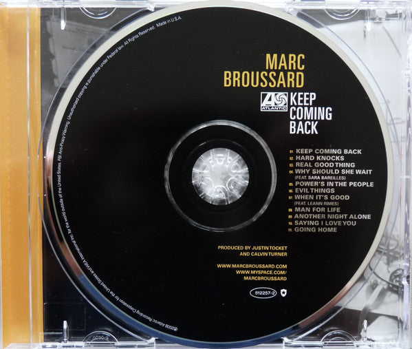 Marc Broussard : Keep Coming Back (CD, Album)