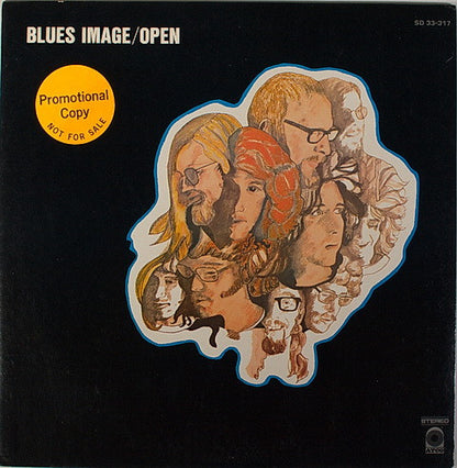 Blues Image : Open (LP, Album, Promo, Whi)