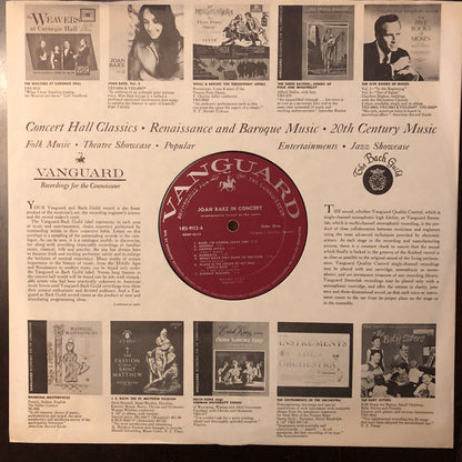 Joan Baez : In Concert (LP, Album, Mono, Roc)