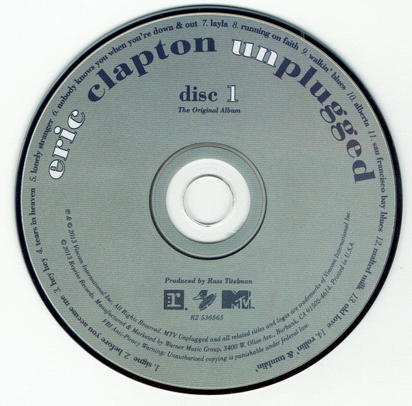 Eric Clapton Unplugged 直筆サイン入りCD Eric Clapton Unplugged ￼ CD | eBay