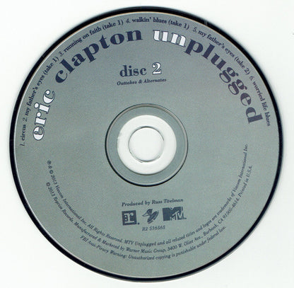 Eric Clapton : Unplugged (CD, Album, RE, RM + CD + DVD-V + Dlx, Dig)