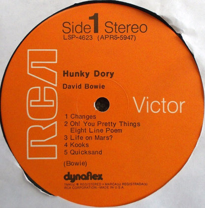 David Bowie : Hunky Dory (LP, Album, Ind)