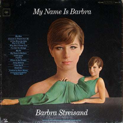 Barbra Streisand : My Name Is Barbra (LP, Album, RE, Pit)