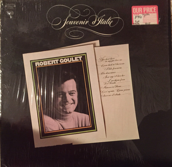 Robert Goulet : Souvenir D'Italie (LP, Album)