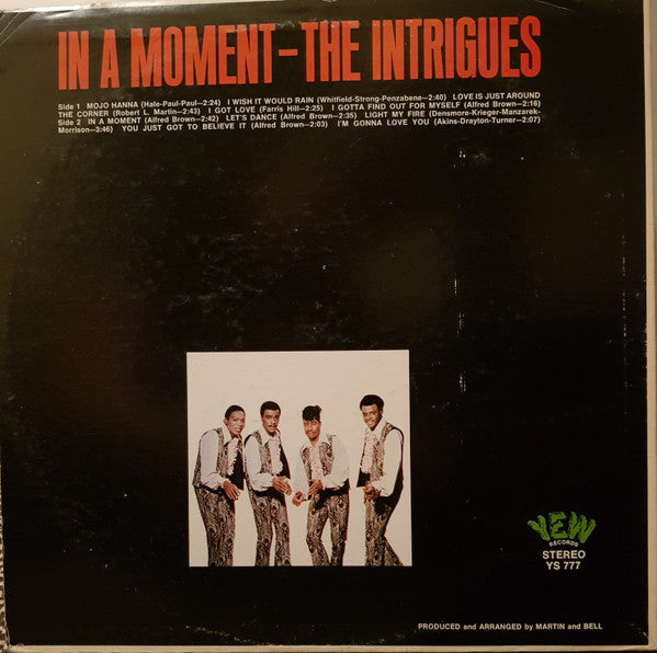 The Intrigues : In A Moment (LP, Album)
