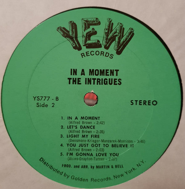 The Intrigues : In A Moment (LP, Album)