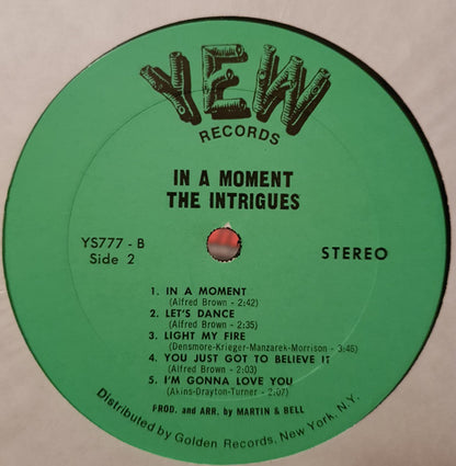 The Intrigues : In A Moment (LP, Album)