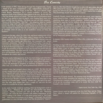 Eva Cassidy : Songbird (LP, Comp, RE, RM, 180)