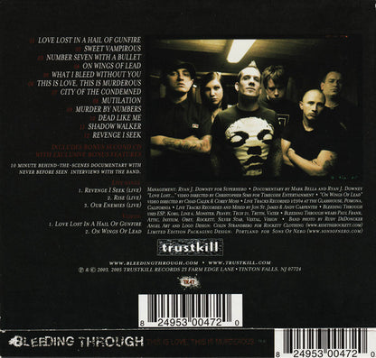 Bleeding Through : This Is Love, This Is Murderous (CD + CD, Enh + Album, Ltd)