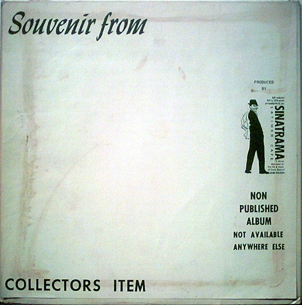 Frank Sinatra, Dean Martin & Sammy Davis Jr. : Souvenir From Latimer Cafe - Frankie, Dino & Sammy - Summit Meeting At The 500 (LP, Album, Unofficial)