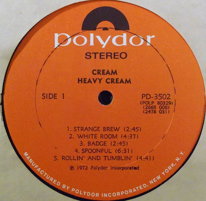 Cream (2) : Heavy Cream (2xLP, Comp)