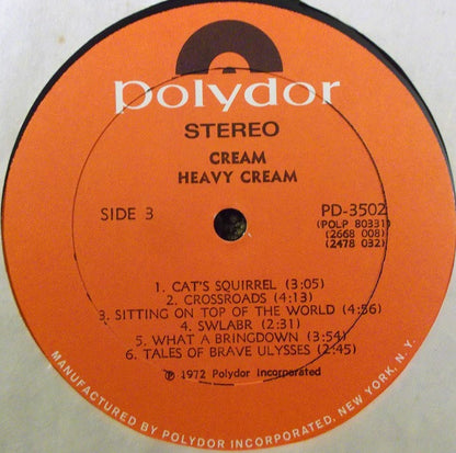 Cream (2) : Heavy Cream (2xLP, Comp)