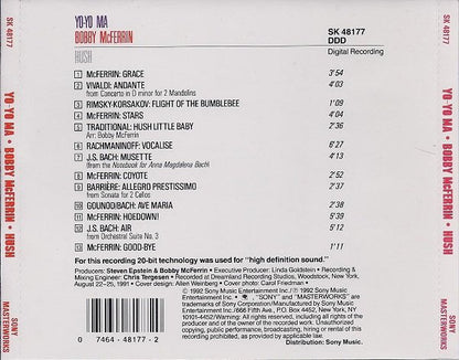 Bobby McFerrin & Yo-Yo Ma : Hush (CD, Album)