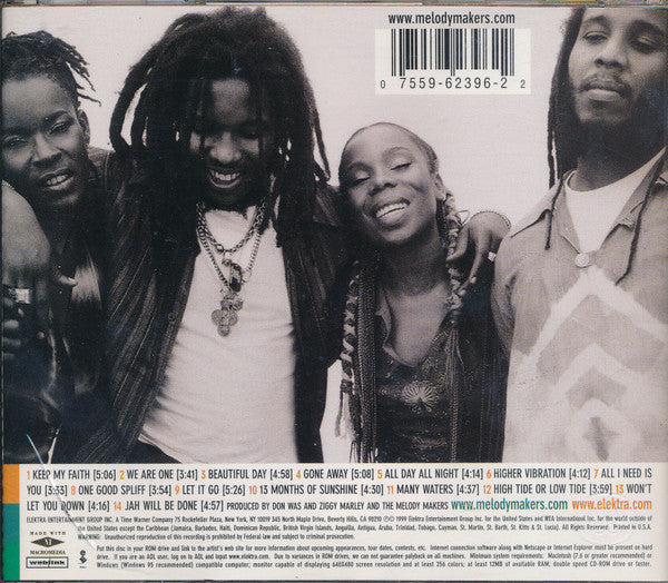 Ziggy Marley And The Melody Makers : Spirit Of Music (CD, Album)